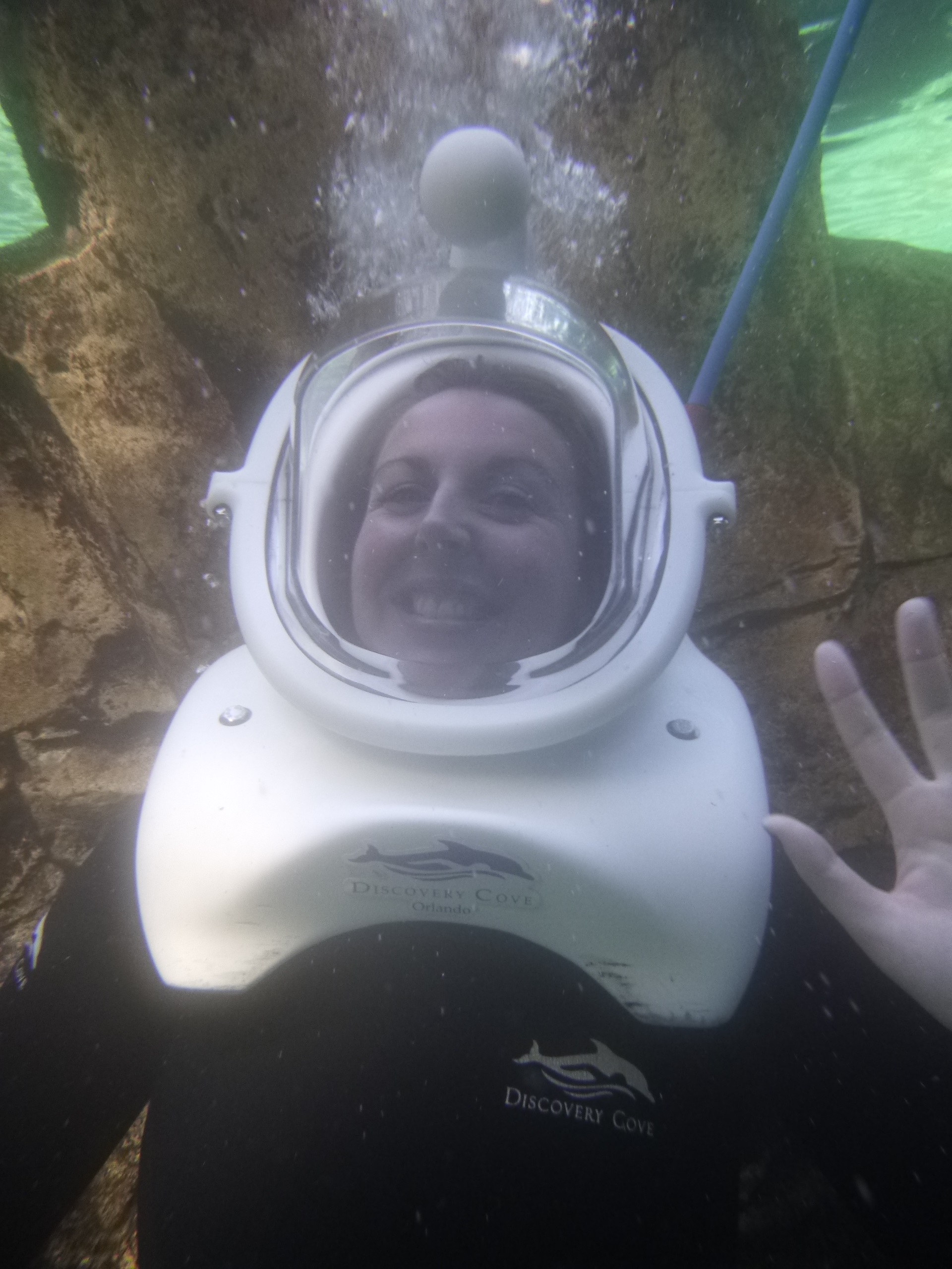 seaventure helmet underwater