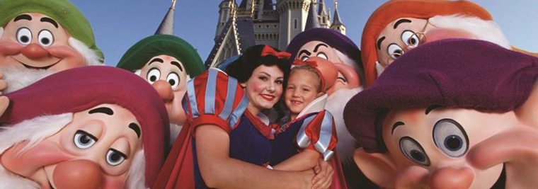 Snow White and Seven Dwarfs at Disney