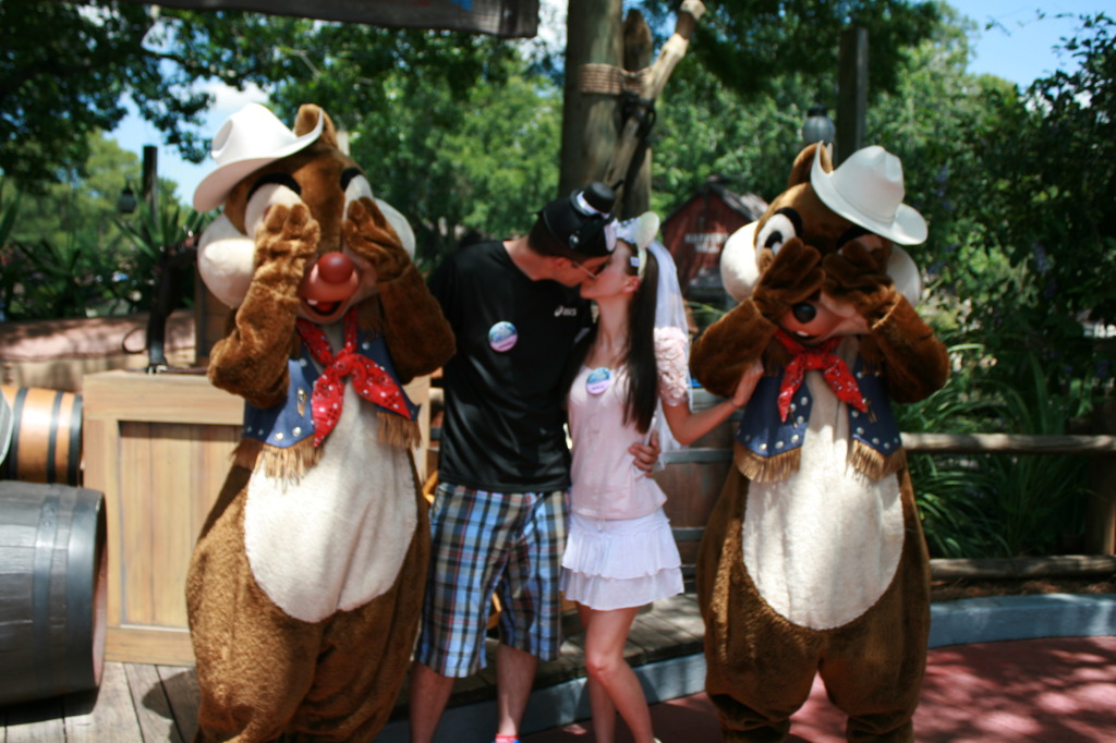 Chimpmunks at Disney World