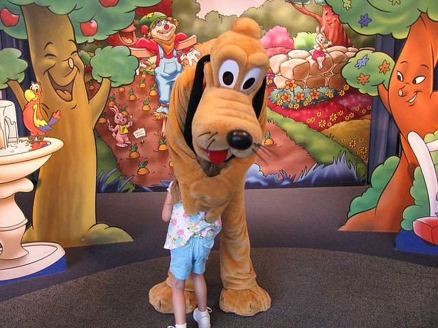 Pluto at the Character Spot