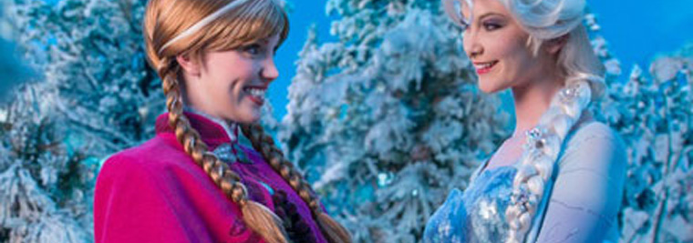 Disney's Frozen Characters Anna and Elsa