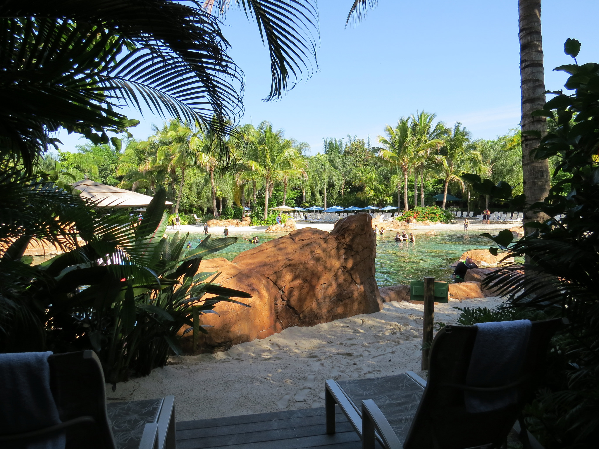 View from Discovery Cove Cabana