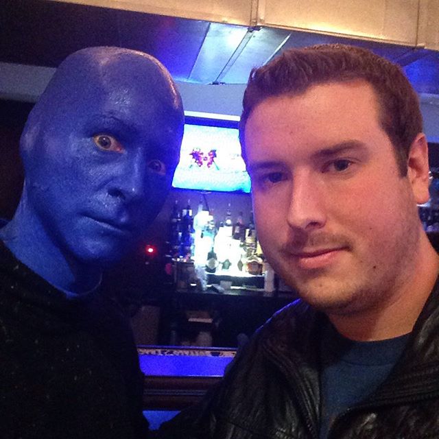 Blue Man Group Selfie