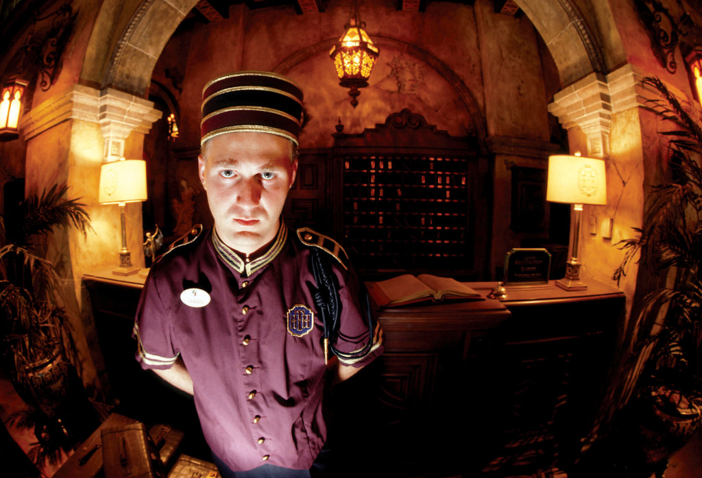 Bellman inside Disney's Tower of Terror 