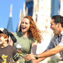 Family having fun at Disney World