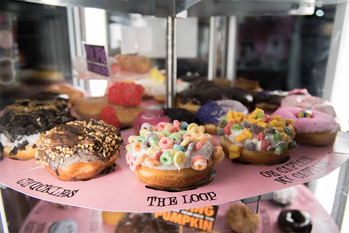 A selection of Voodoo Doughnuts