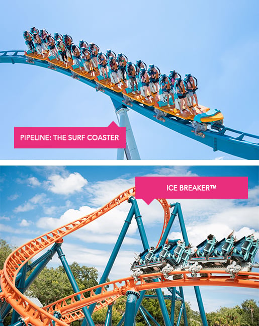 pipeline icebreaker Seaworld rides